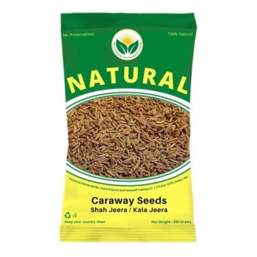 Natural Spices Kala Jeera, 200 g (Caraway Seed / Shah Jeera)